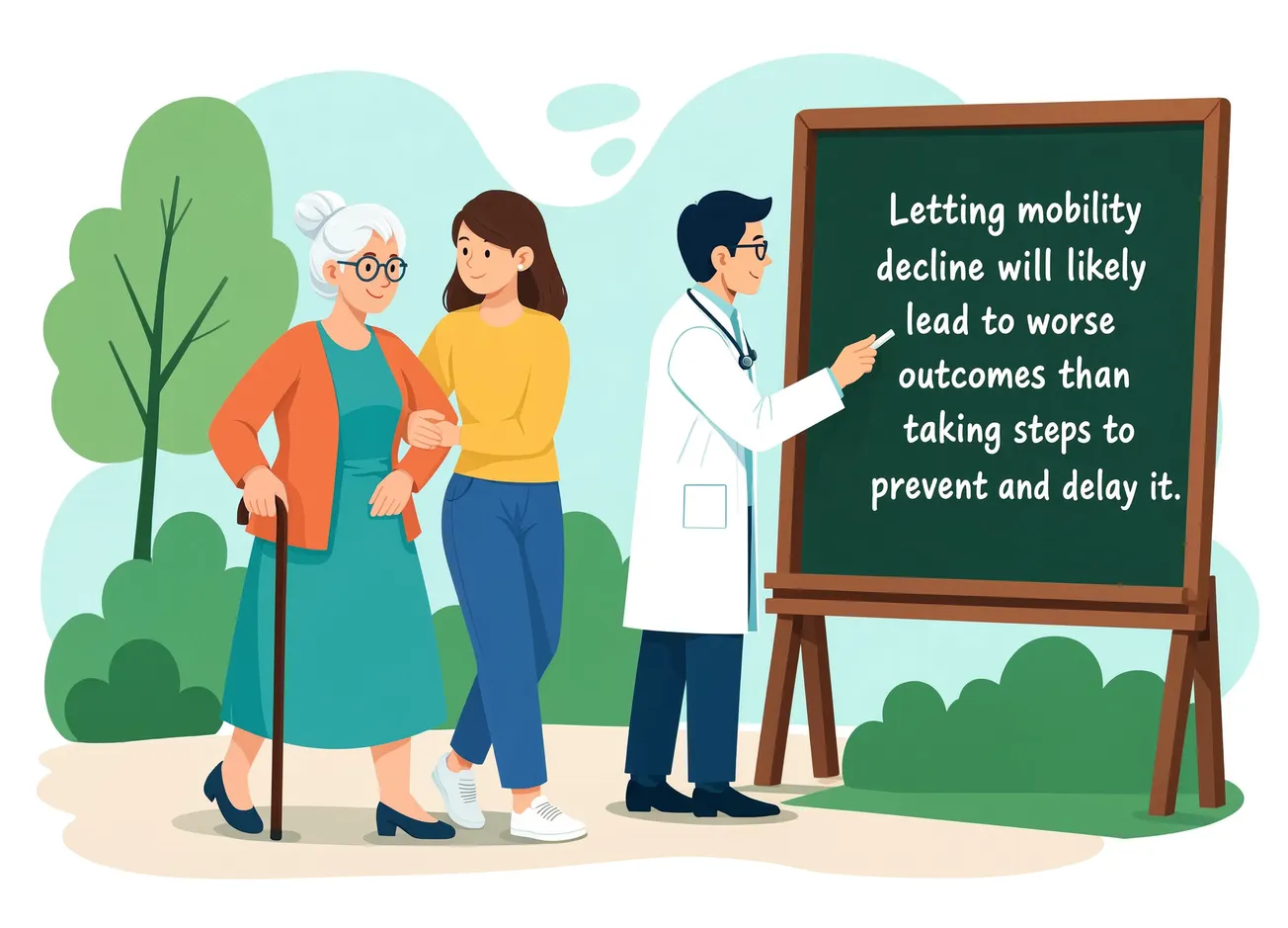 What Family Members Misunderstand About Mobility Decline