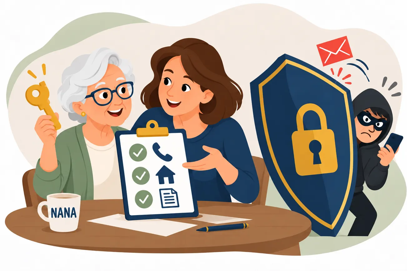 The Access Plan Every Dementia Family Needs: Lock In Safety, Lock Out Scammers