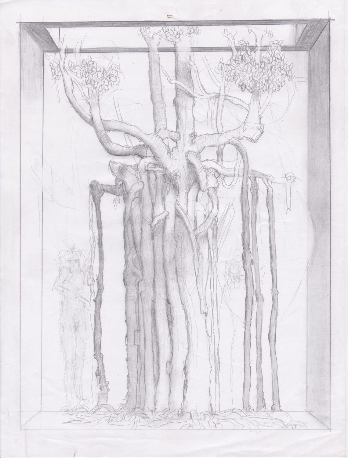 Sketch, pencil on paper