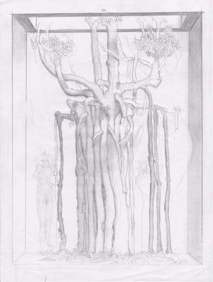 Sketch, pencil on paper