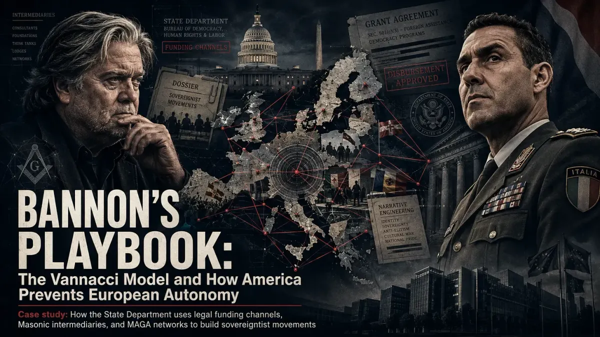 BANNON'S PLAYBOOK: The Vannacci Model and How America Prevents European Autonomy