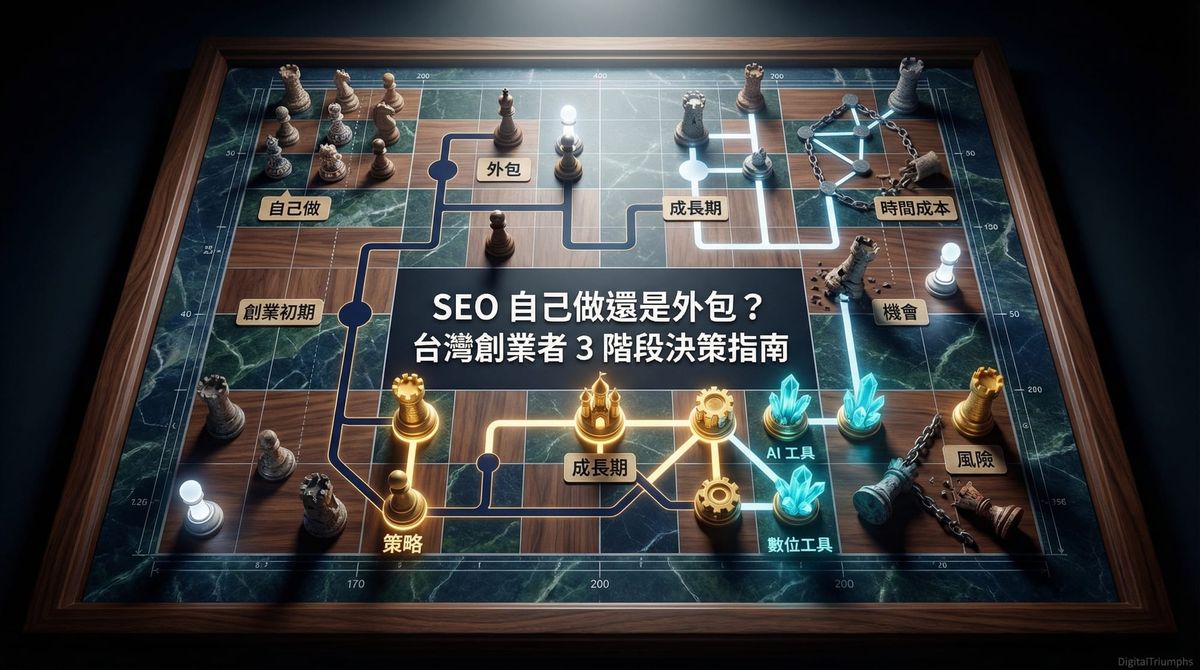 SEO 自己做還是外包決策指南 - DigitalTriumphs