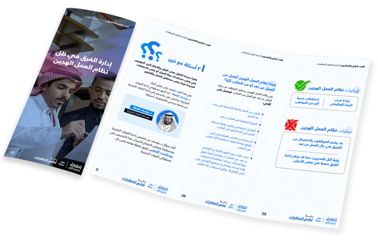 إدارة الفرق في ظل نظام العمل الهجين