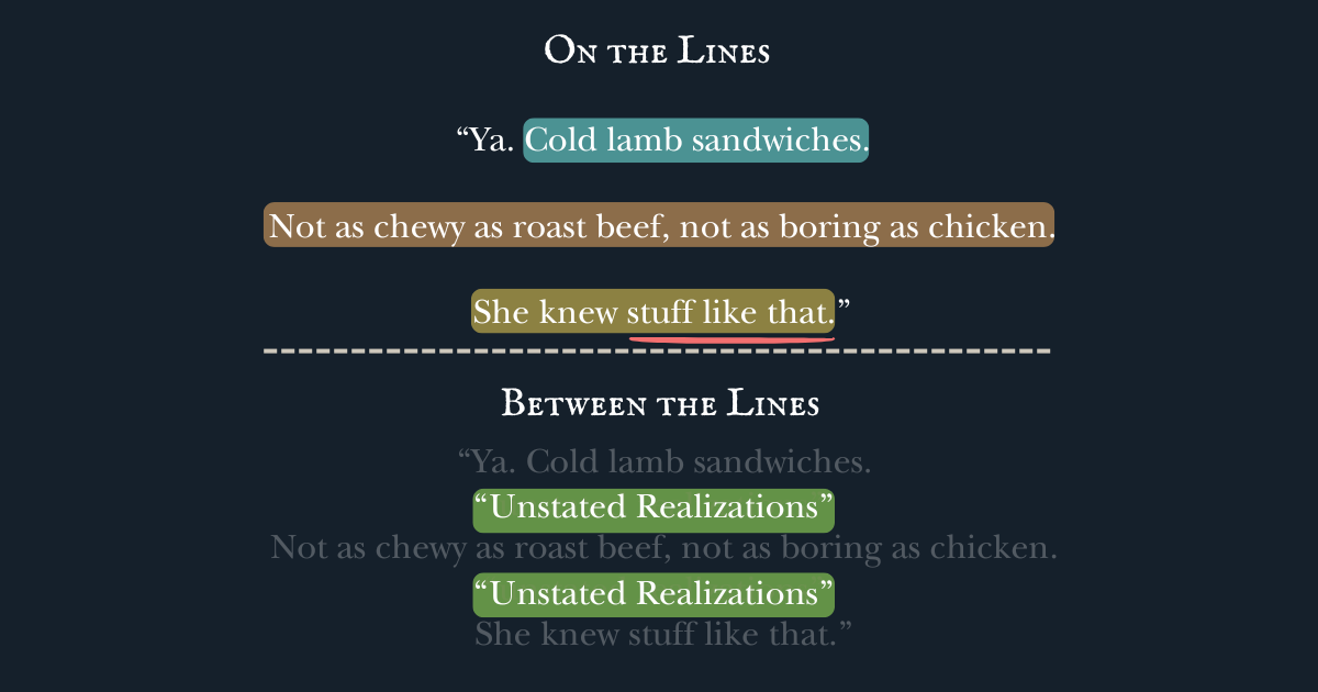 How to Write Between The Lines