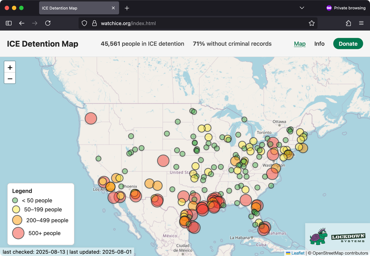 Cyd at Hackers on Planet Earth, the ICE Detention Map, and the Lockdown Systems Collective