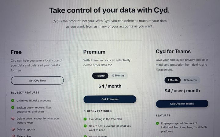 Cyd Premium is now available for $4/month