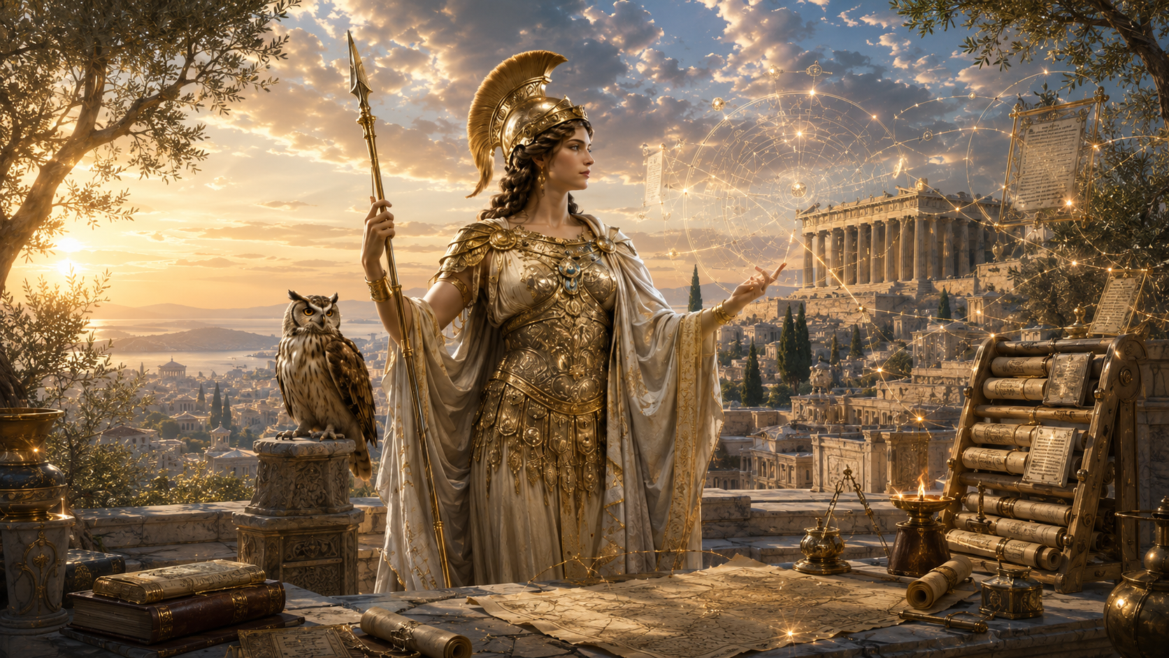 Athena · 雅典娜 — 知識管理部(Episteme)