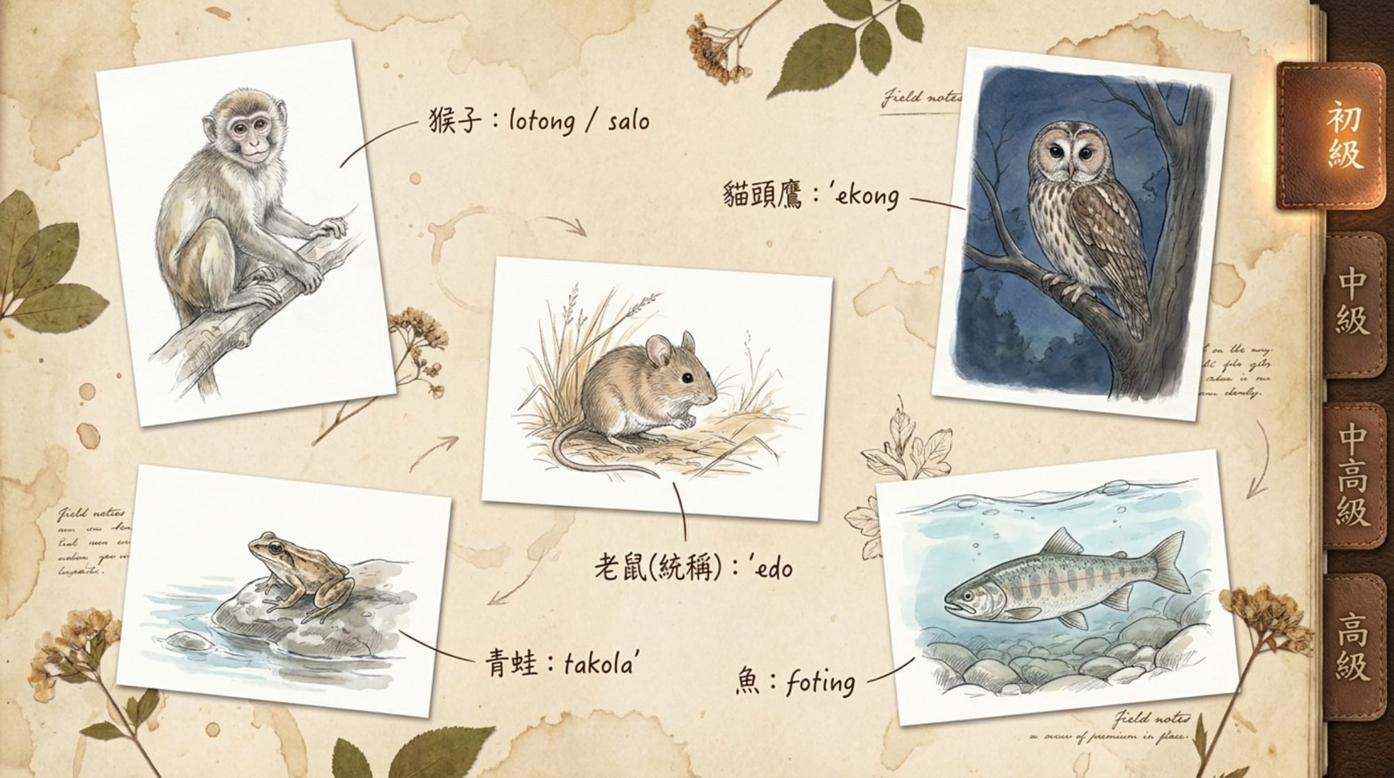 動物詞彙簡報 第 6 頁