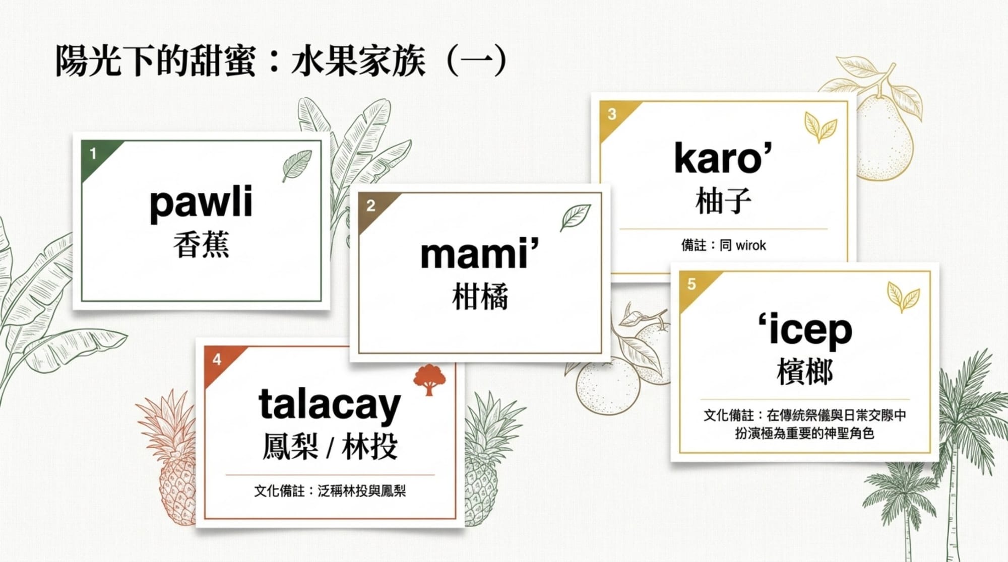 植物詞彙簡報 第 6 頁