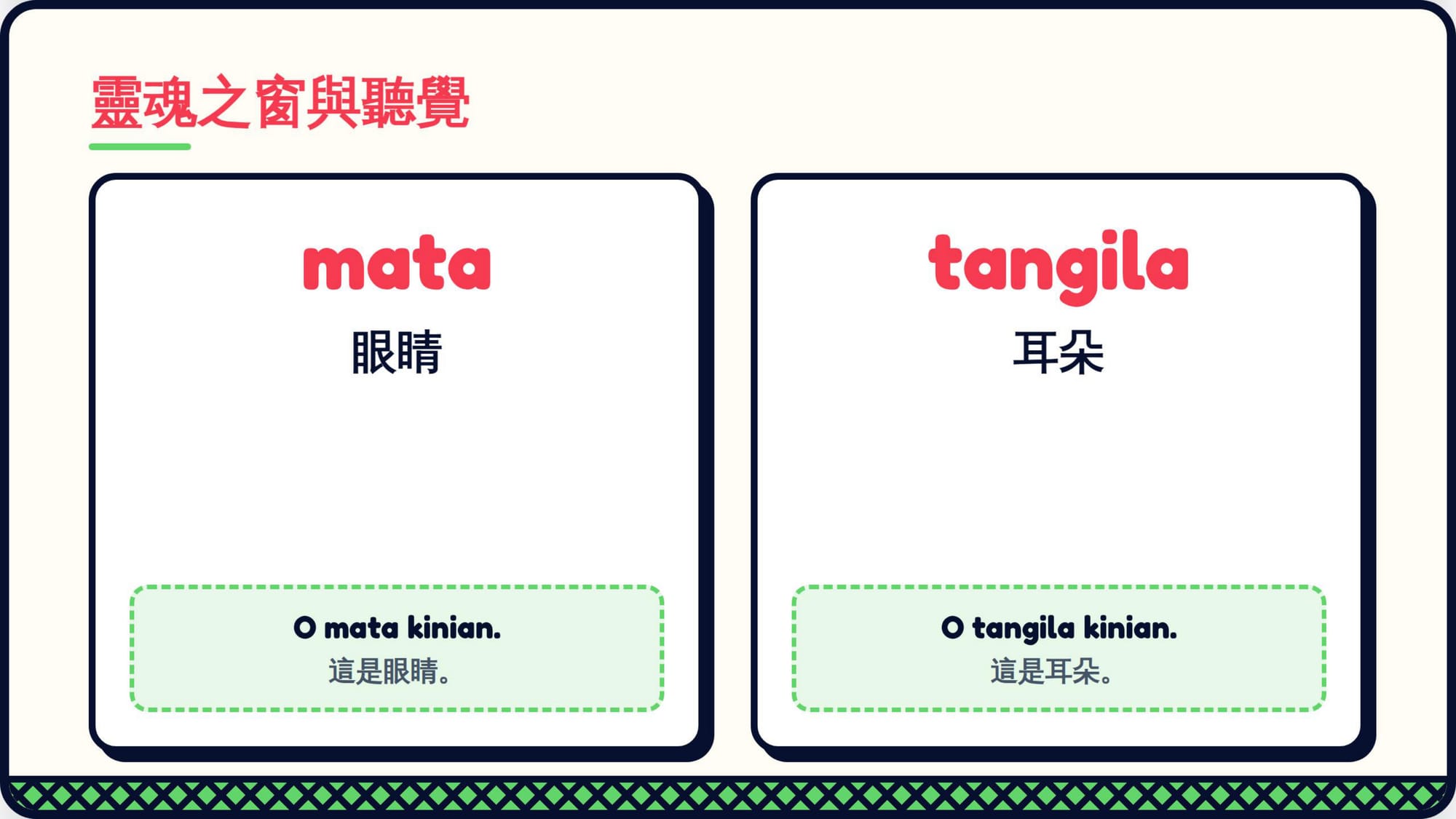 Gemini 第二回合 第 4 頁：mata、tangila ✓（詞卡沒配圖，留白偏多）