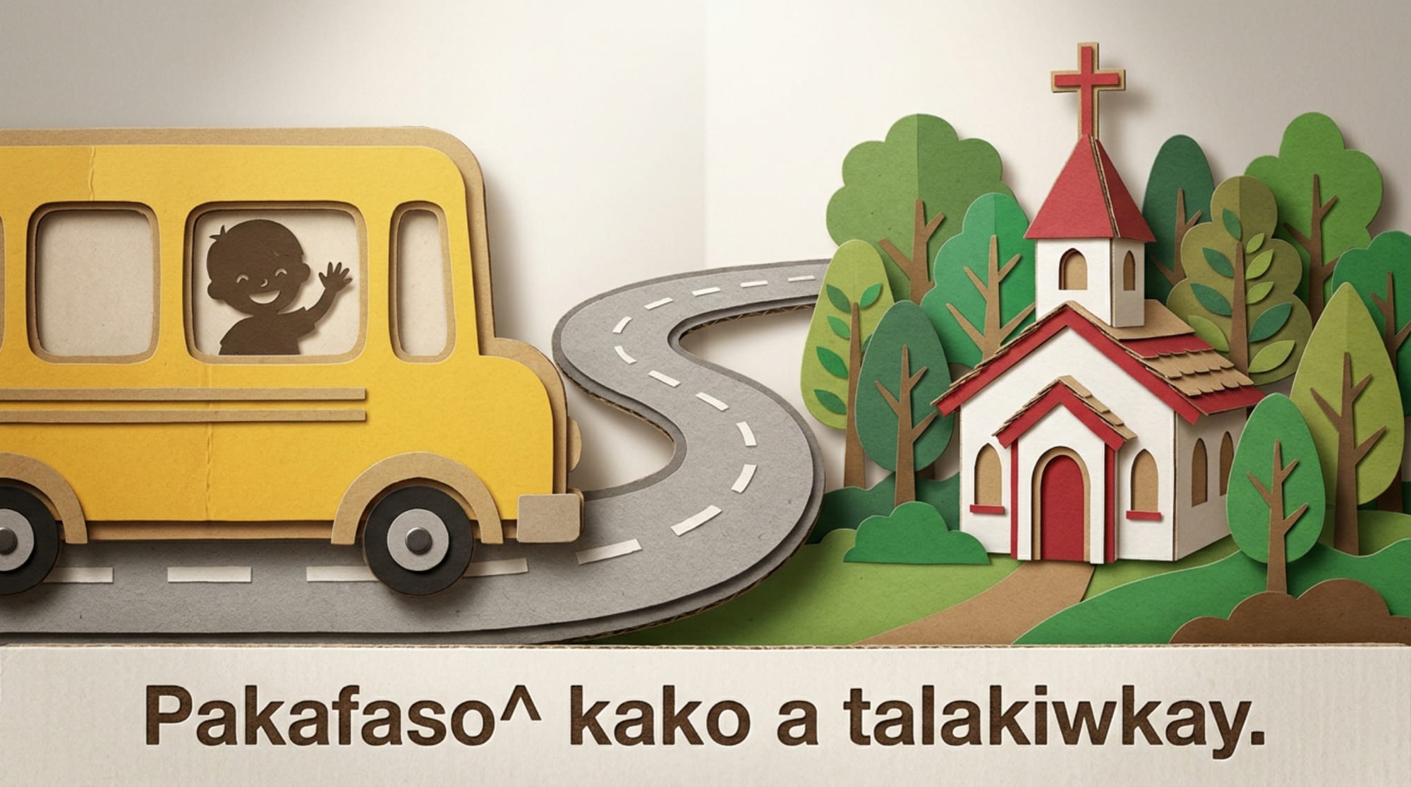 NotebookLM 語法操練 3 基句頁：公車＋教會＋Pakafaso^ kako a talakiwkay.