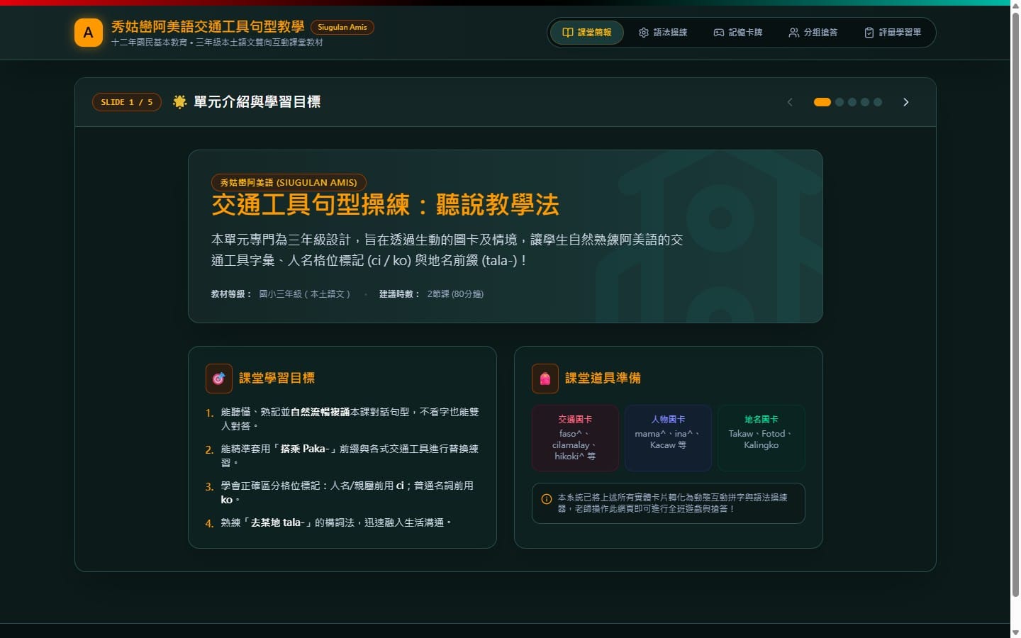 AI Studio 課堂簡報：單元介紹與學習目標