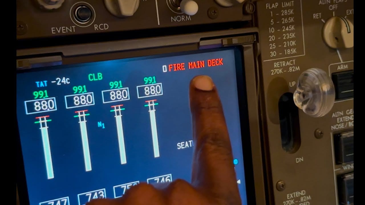 Boeing 747-8 Freighters Have No Main-Deck Fire Extinguishers — Pilots Starve Flames of Oxygen Instead