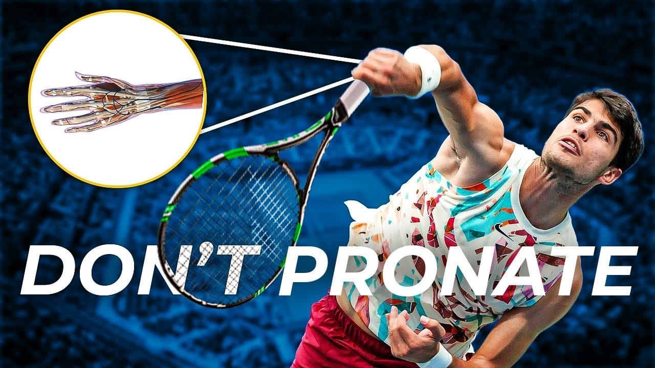 Isolating Shoulder Rotation From Forearm Pronation Is Key to Kick Serve Release