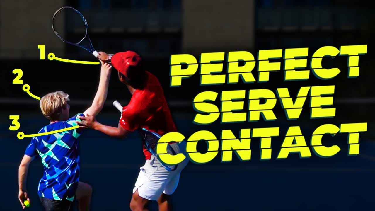 Towel Whip Drill Teaches Effortless Serve Release by Coordinating Leg Drive and Elbow Lift