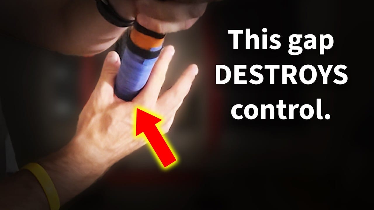 Two-Finger, Open-Palm Drill Isolates Haptic Feedback to Rebuild Forehand Mechanics