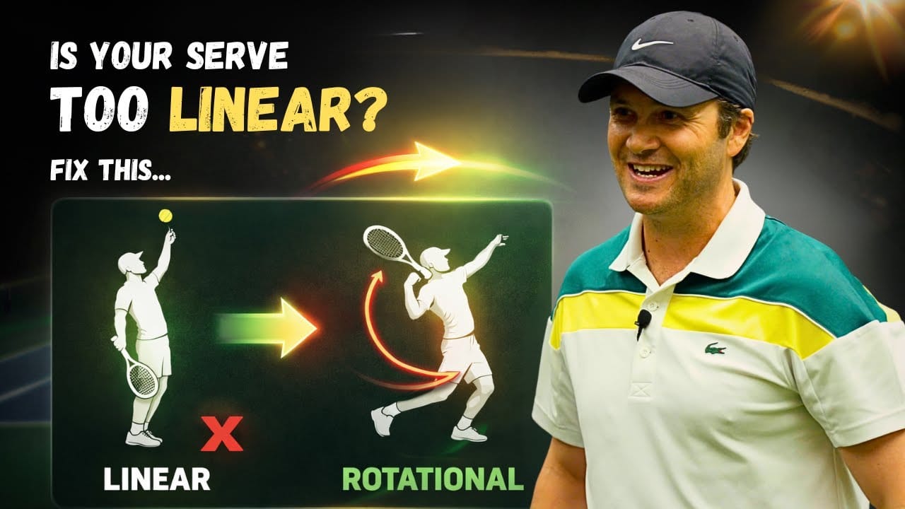 First Drill for a Modern Serve Focuses on Racket Edge and Pronation 🇺🇸