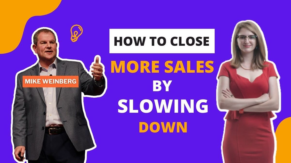 Para cerrar más ventas, un experto recomienda acelerar la prospección pero frenar dentro de cada oportunidad