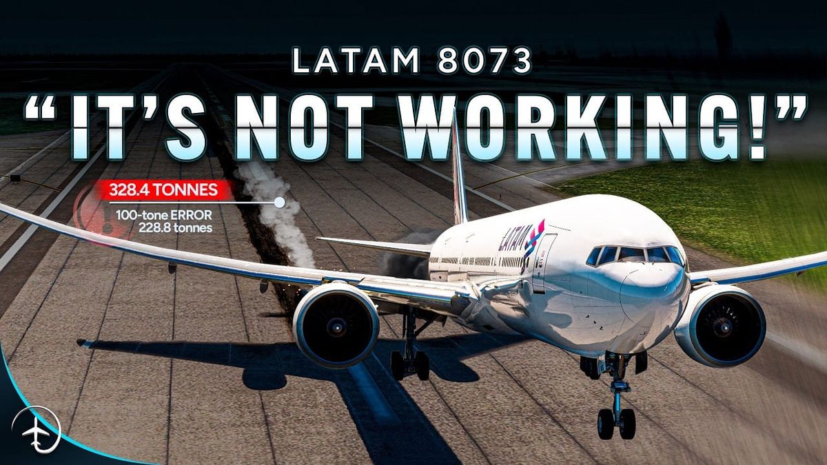 Un número pronunciado en voz alta envió un Boeing 777 cargado por la pista con 100 toneladas menos del peso real