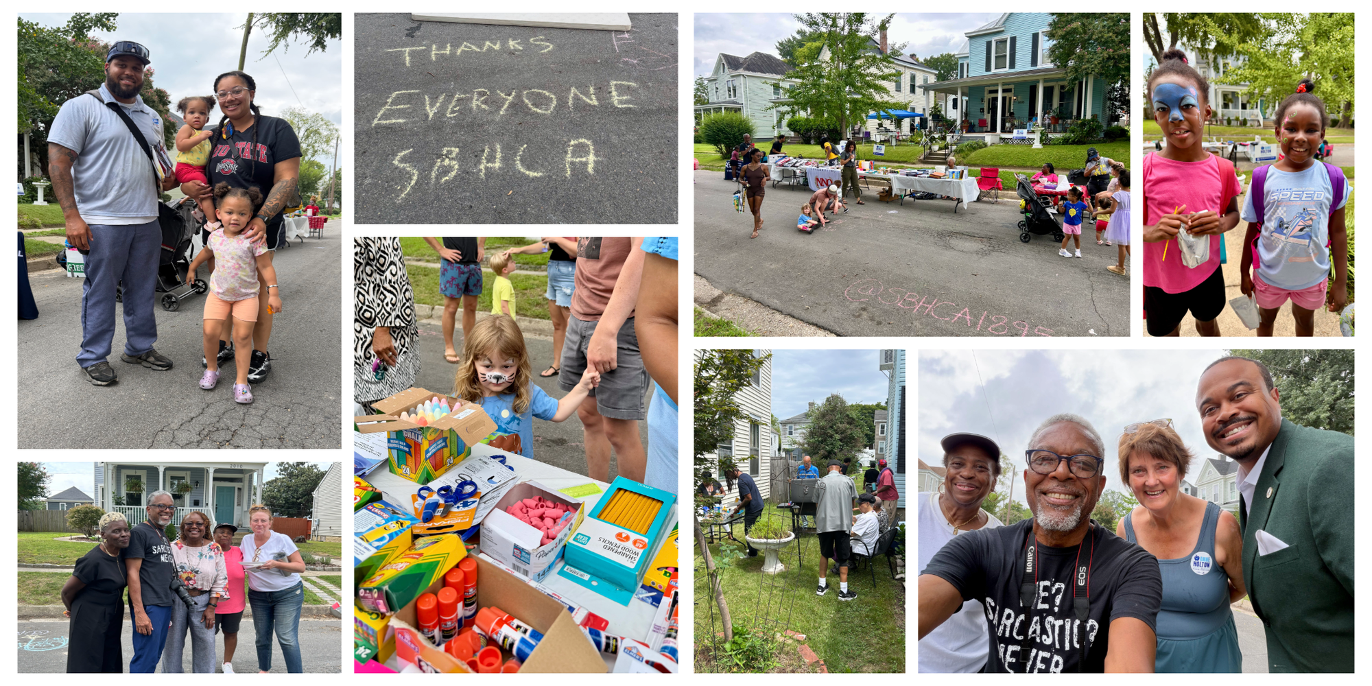 Assortment of photos from the Back to School Rally.