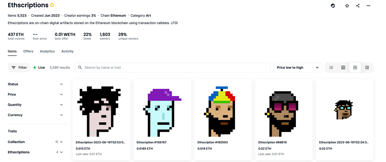Ethscriptions: Ethereum's Innovative Leap in the NFT Landscape