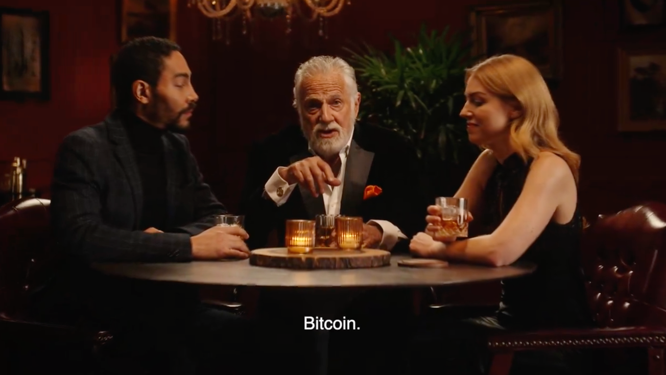 "World's Most Interesting Man" Bitwise Bitcoin ETF Advert Signals Storm Approaching