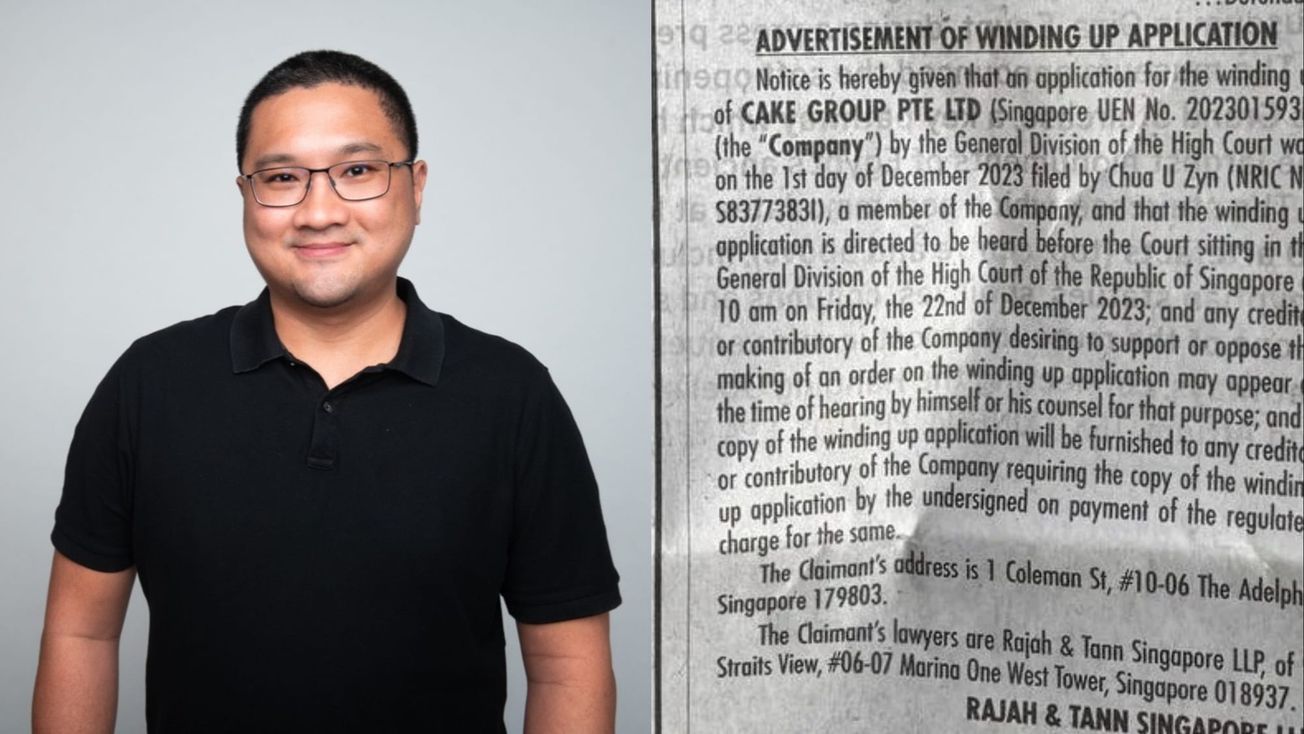 Cake Group Co-Founder U-Zyn Chua Wants Company Wound Up, Julian Hosp Disputes