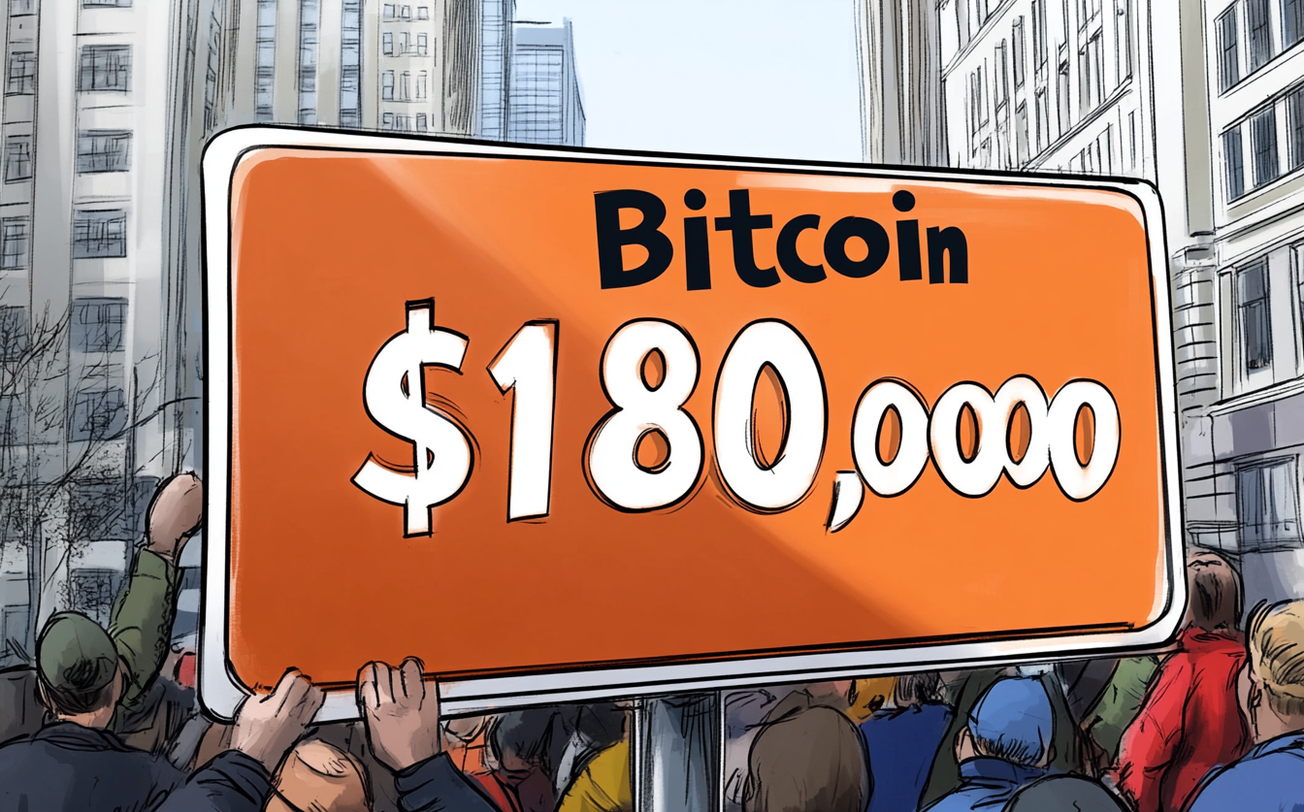 1 BTC = $180,000 Next Year?