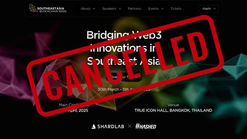 Southeast Asia Blockchain Week Cancelled Due to Myanmar Earthquake