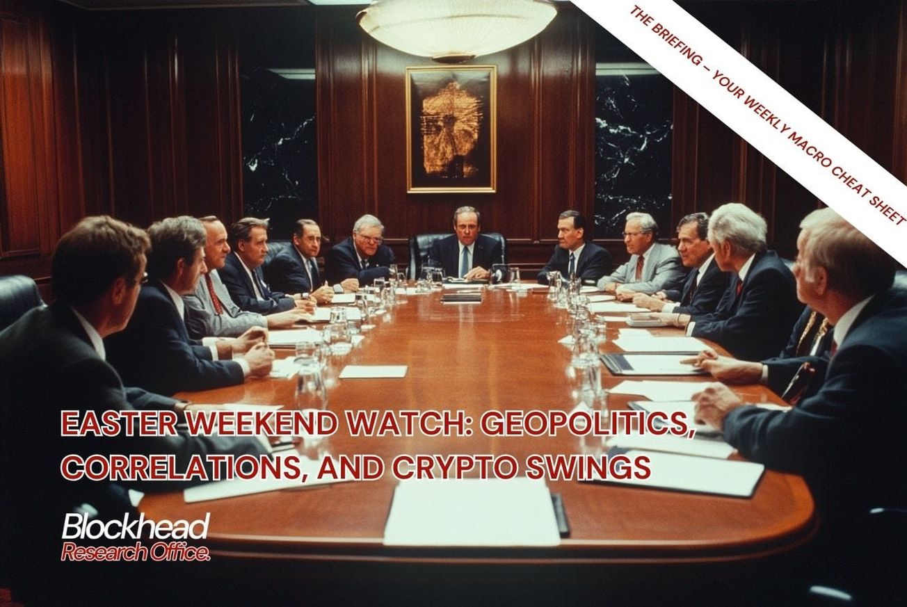 Easter Weekend Watch: Geopolitics, Correlations, and Crypto Swings