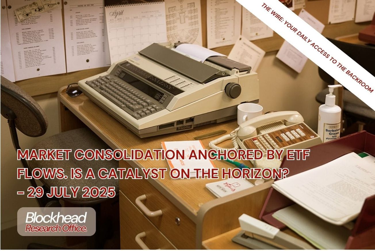 Market Consolidation Anchored By ETF Flows – Is a Catalyst on the Horizon?