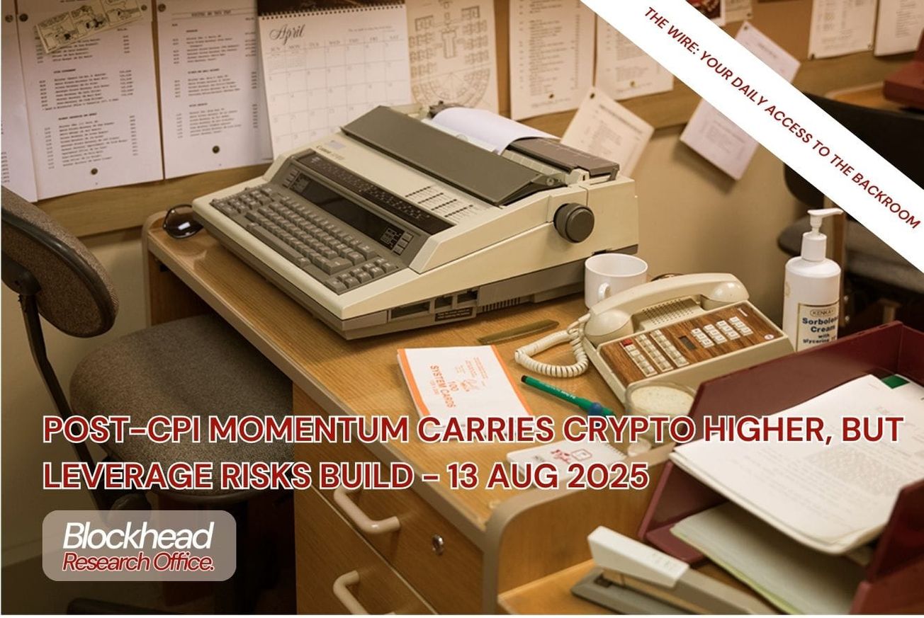 Post-CPI Momentum Carries Crypto Higher, But Leverage Risks Build