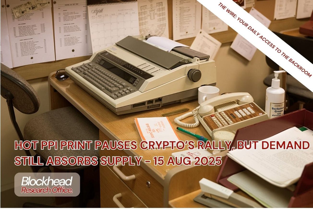 Hot PPI Print Pauses Crypto’s Rally, But Demand Still Absorbs Supply