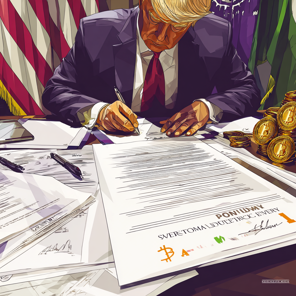 Trump Signs Order to Allow Alternatives Like Bitcoin, Private Equity in 401(k) Plans