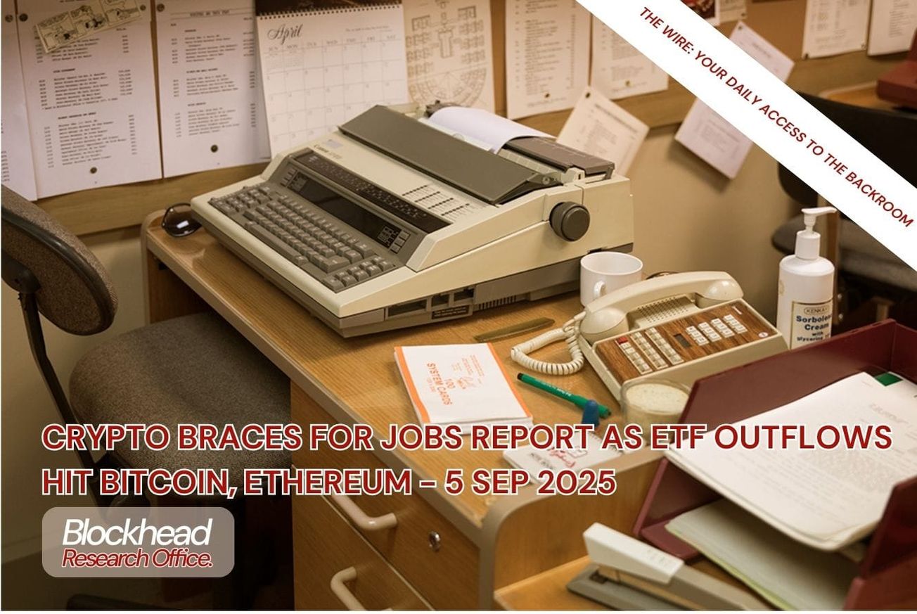 Crypto Braces for Jobs Report as ETF Outflows Hit Bitcoin, Ethereum