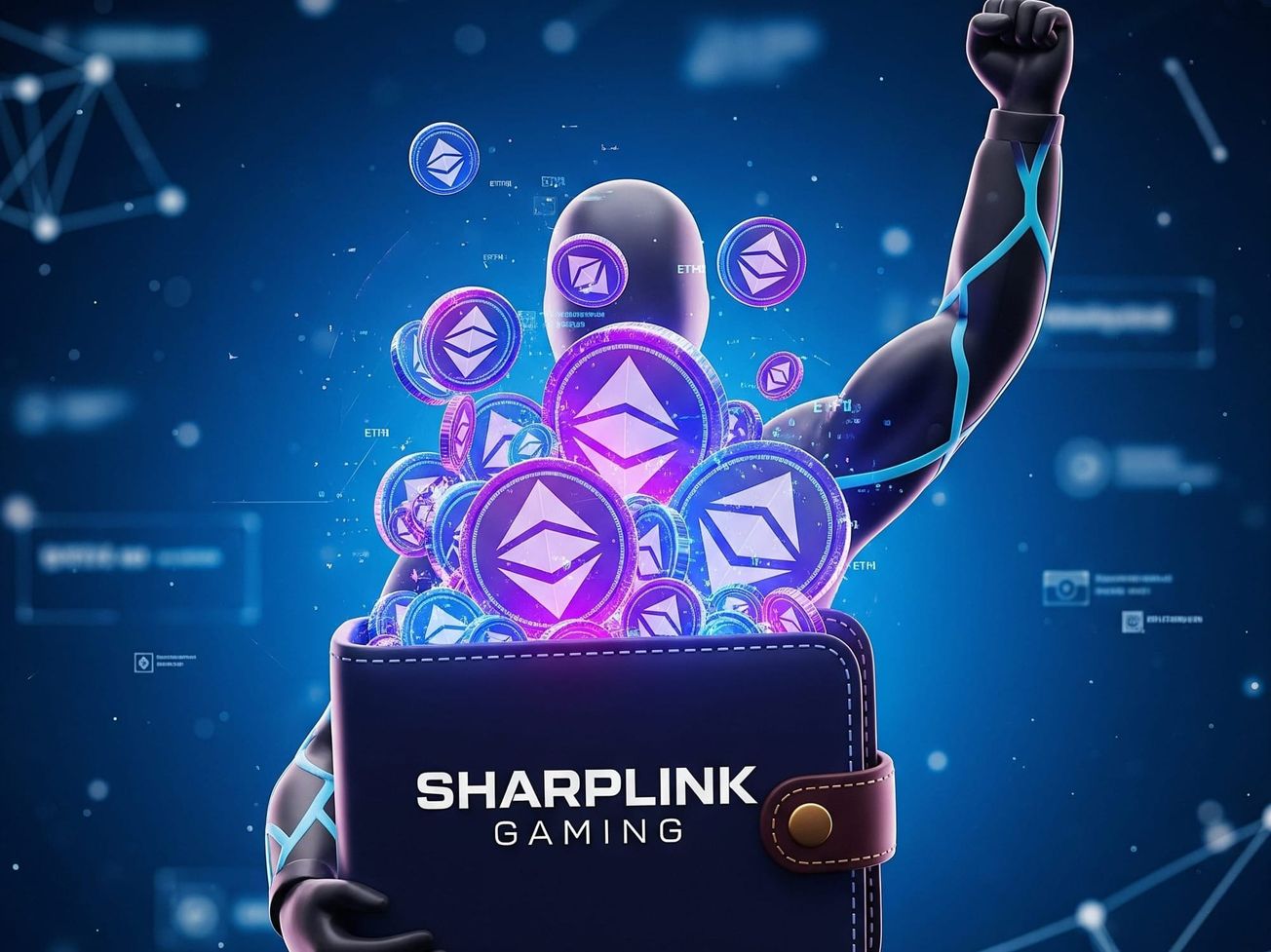 SharpLink Gaming Boosts Treasury to Over 521,000 ETH Worth Almost $1.9B