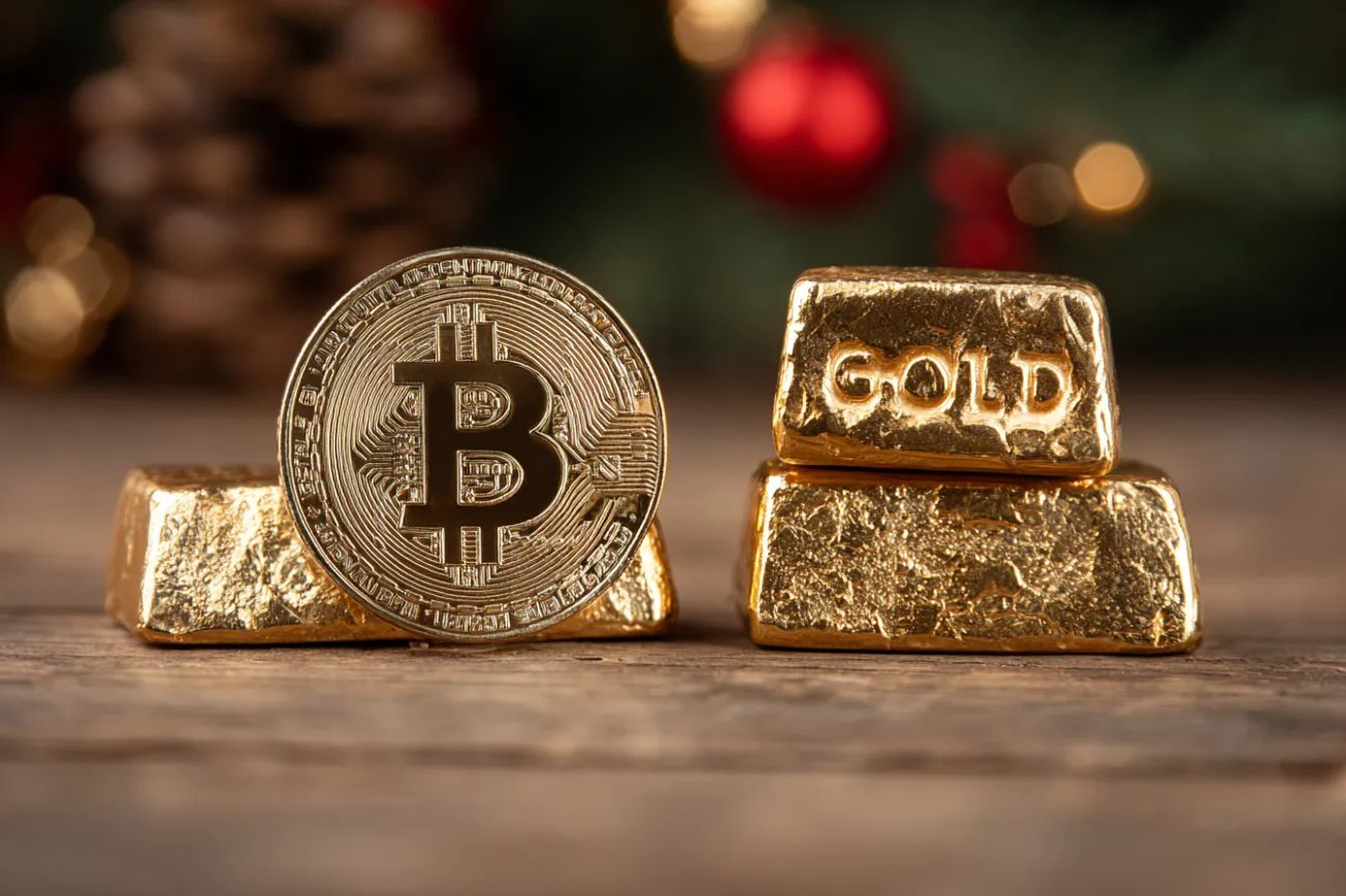 "Santa Claus Rally": Bitcoin vs. Gold