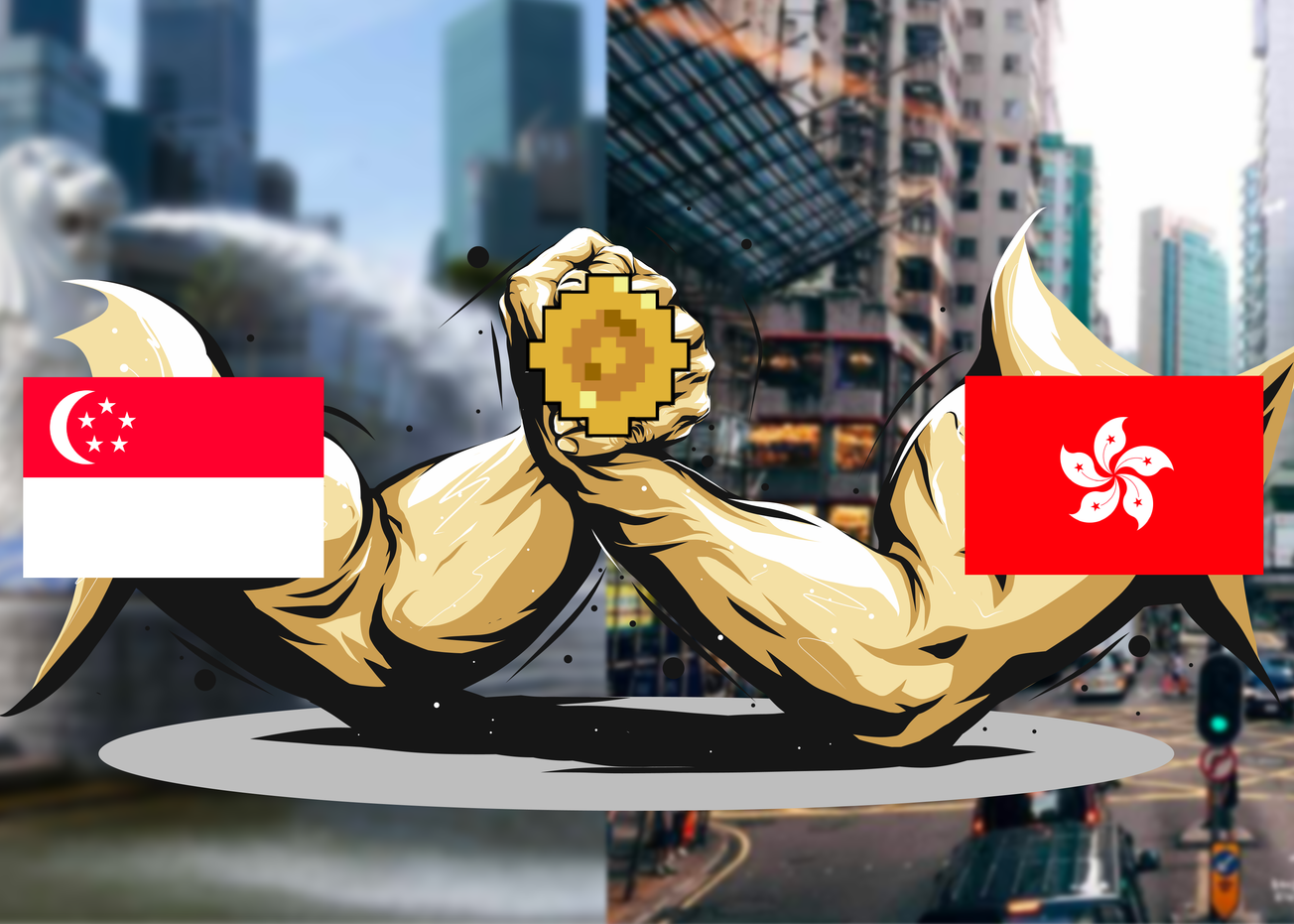 Singapore, Hong Kong Jostle for Crypto Hub Status
