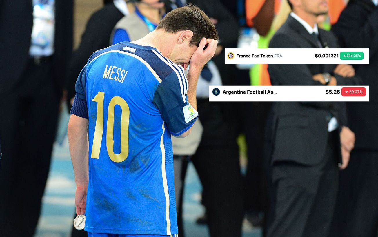 World Cup Fan Tokens Volatile AF as Argentina Plummets But France Soars
