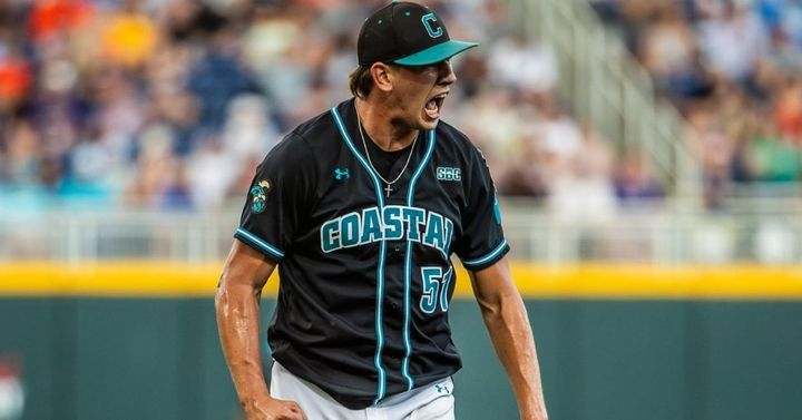 Coastal Carolina Defeats Oregon State 6-2 in Second College World Series Game
