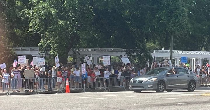 Protesters in Myrtle Beach Join National ‘No Kings Day’ Movement