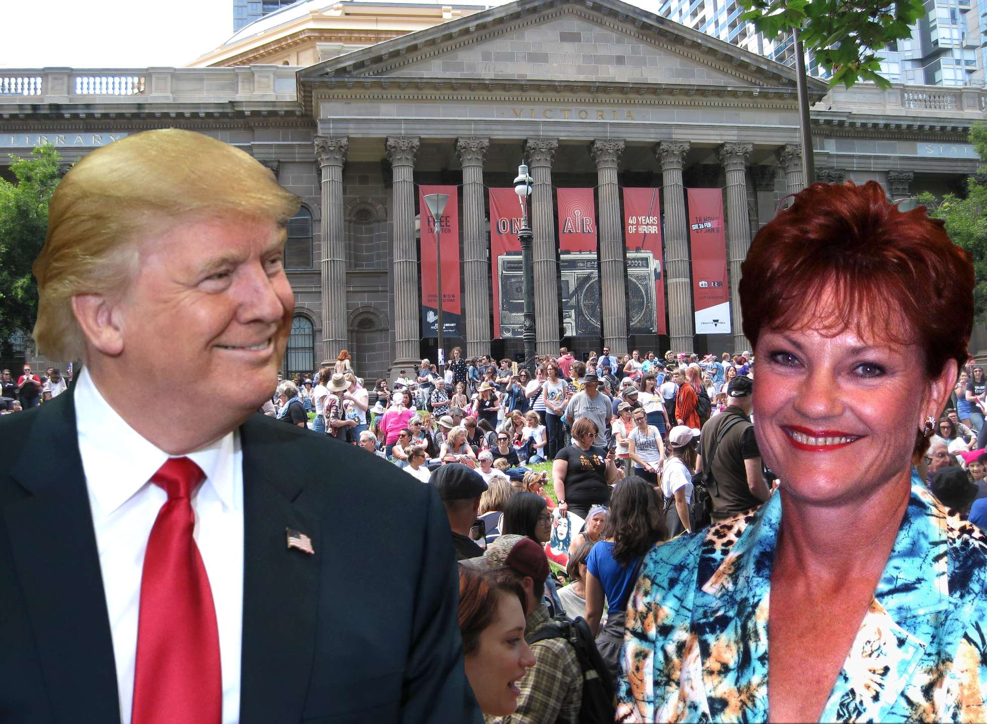 Melbourne's Donald Trump Protests: Harbinger of the Rise of Pauline Hanson?