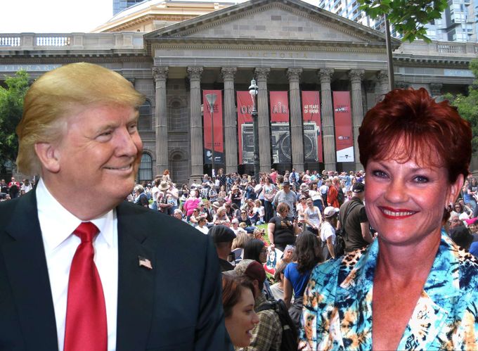 Melbourne's Donald Trump Protests: Harbinger of the Rise of Pauline Hanson?