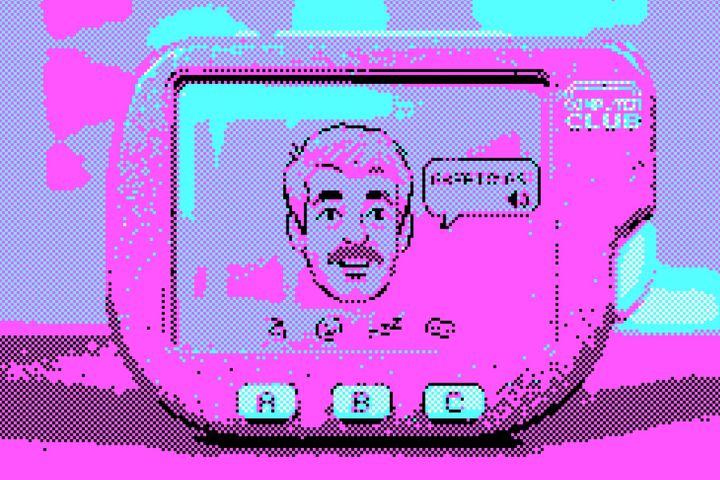 Freddy als een Tamagotchi
