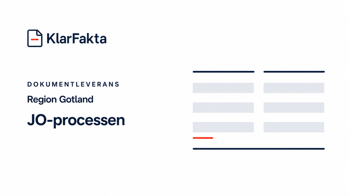 Region Gotland – JO-processen