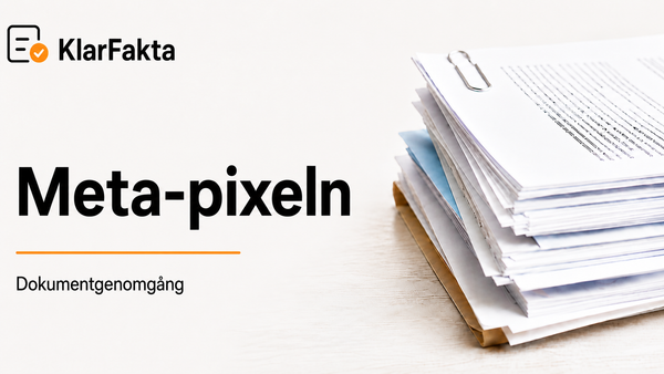 När Meta-pixeln blev ett tillsynsärende