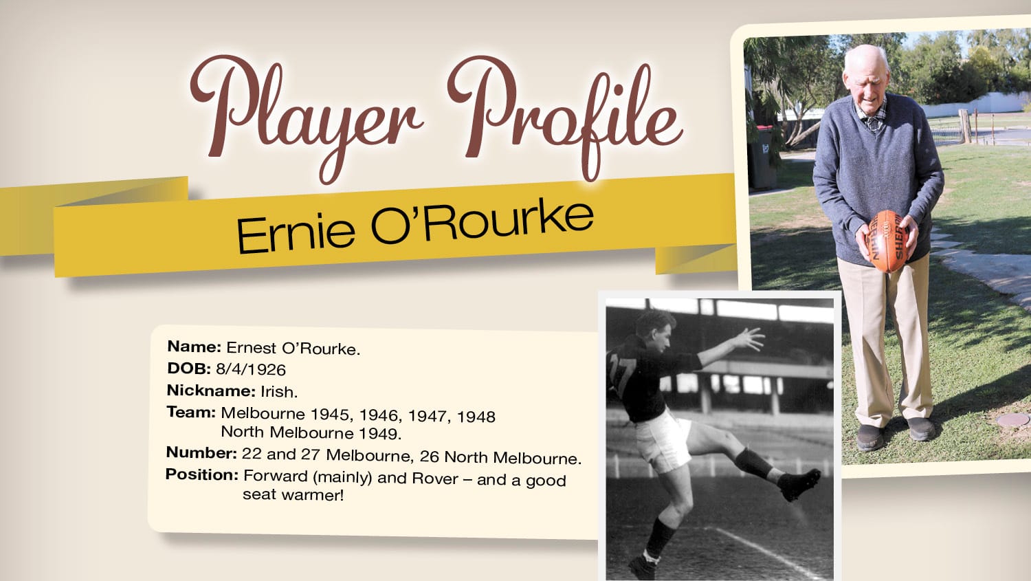 Player Profile - Ernest O'Rourke
