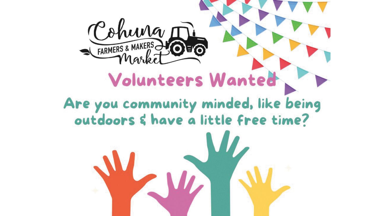 In the Market for market volunteers