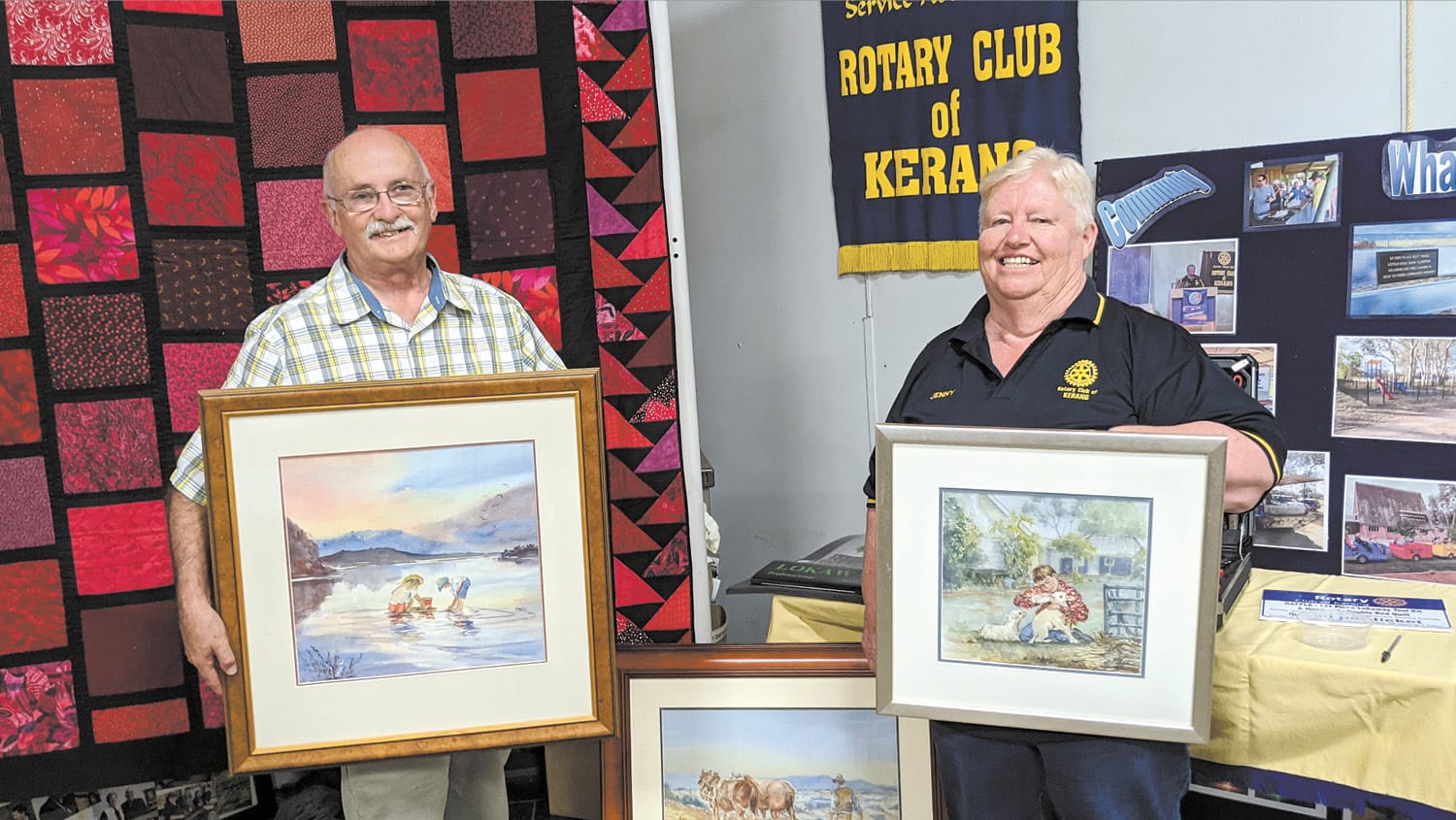 Anh Do Original on Display at Kerang Easter Art Show