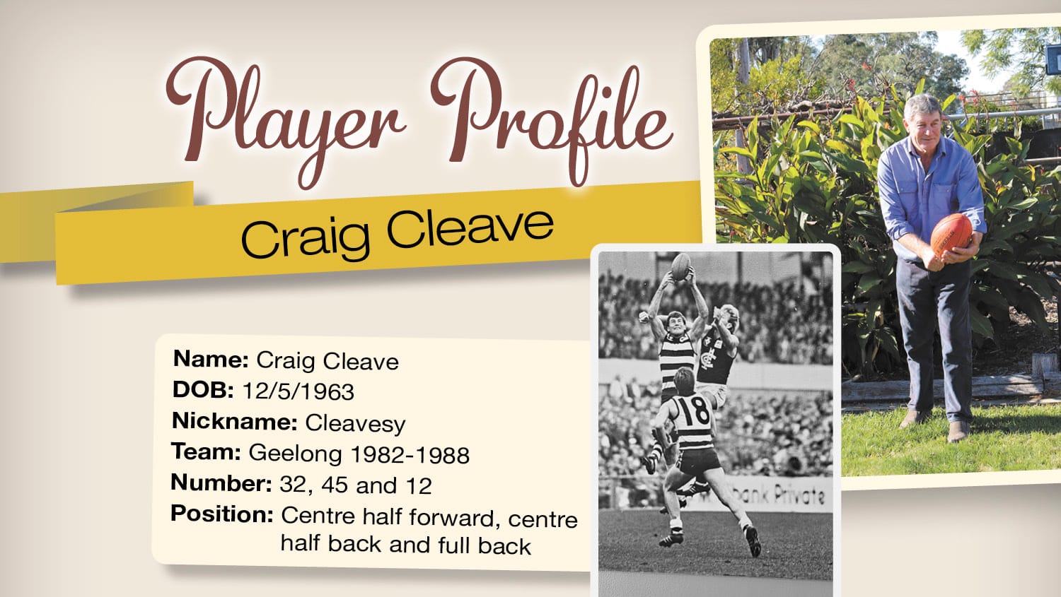 Player Profile - Craig Cleave
